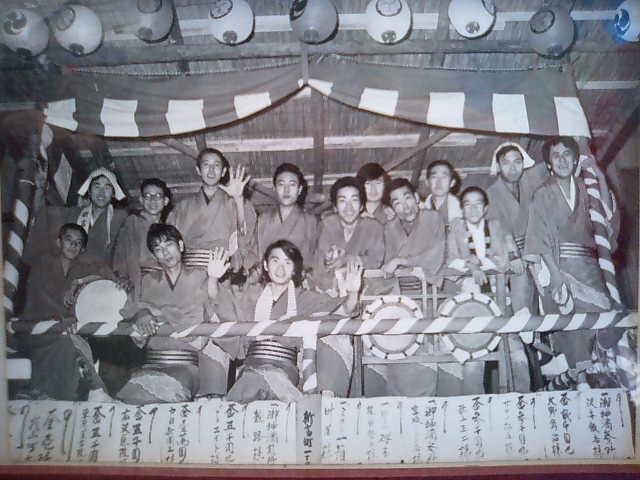 昭和48年　川越祭り居囃子で初参加